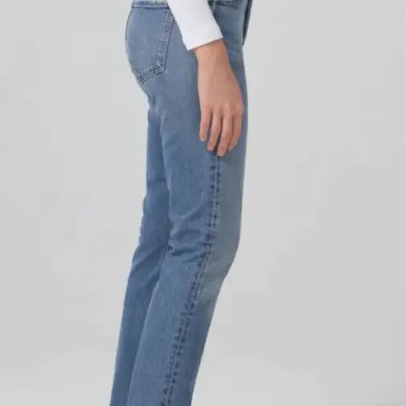 Citizens of Humanity Charlotte High Rise Crop Straight Jeans - Size 25 - Picture 3 of 8